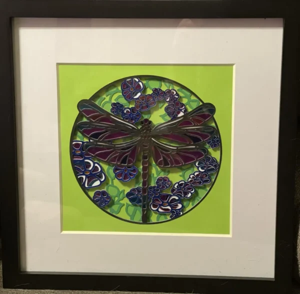 Beautiful Dragonfly Shadowbox