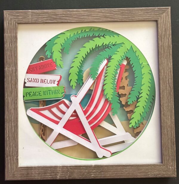 Classic Beach Chair Shadowbox
