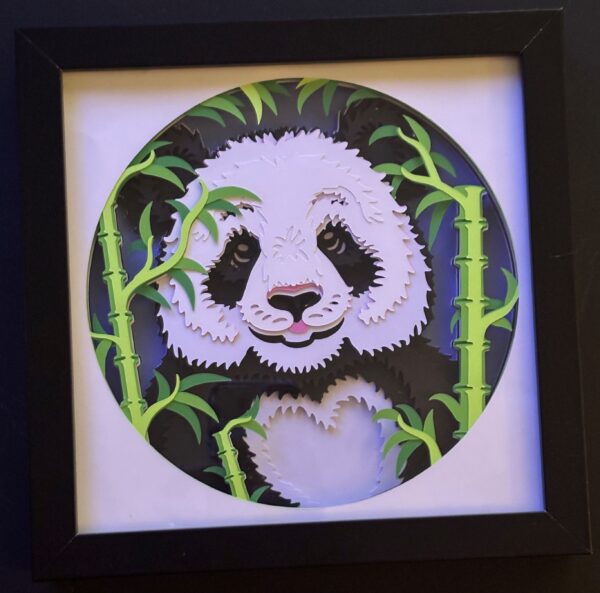 Friendly Panda Shadowbox