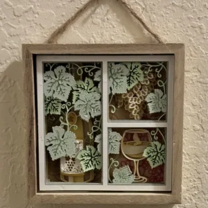 Unique White Wine Shadowbox
