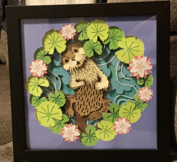 Adorable Sweet Water Otter